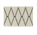 Morocco Style Geometric Rug For Living Room & Pastoral Decoration Mat