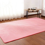 Decorative Crawling Mat Thick Coral Fleece Carpet Fluff Rug Living Room