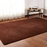 Decorative Crawling Mat Thick Coral Fleece Carpet Fluff Rug Living Room