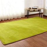 Decorative Crawling Mat Thick Coral Fleece Carpet Fluff Rug Living Room