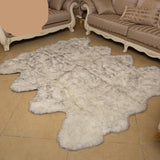 Soft Sheepskin Rugs Living Room Hairy Warm Plush Fur Floor Shaggy