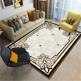 Moroccan Rug Living Room, Nordic Style Rugs for Home Modern Floor Mat