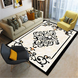 Moroccan Rug Living Room, Nordic Style Rugs for Home Modern Floor Mat