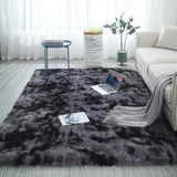 Nordic Fluffy Mixed Dyed Carpet Living Room