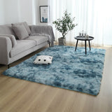 Nordic Fluffy Mixed Dyed Carpet Living Room