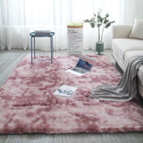 Nordic Fluffy Mixed Dyed Carpet Living Room