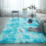 Nordic Fluffy Mixed Dyed Carpet Living Room