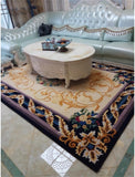 Floral Wool Carpets For Living Room And Decoration Bedroom Carpet