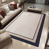 Modern Wool Carpets for Living Room &Simple Thick Area Rugs