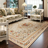 Floral Flower Carpets for Living Room & Countryside Bedroom Rugs