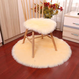 Sheepskin Rug Chair Cover Bedroom Mat