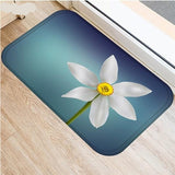 Floral Carpet Mats Bedroom Non-Slip Floor Mats Area Rug