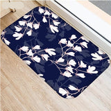 Floral Carpet Mats Bedroom Non-Slip Floor Mats Area Rug