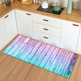 Modern Kitchen Mat Bedroom Entrance Doormat Wood