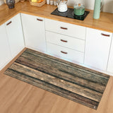 Modern Kitchen Mat Bedroom Entrance Doormat Wood