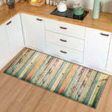 Modern Kitchen Mat Bedroom Entrance Doormat Wood