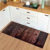 Modern Kitchen Mat Bedroom Entrance Doormat Wood