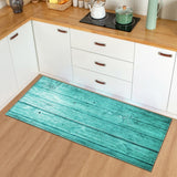 Modern Kitchen Mat Bedroom Entrance Doormat Wood