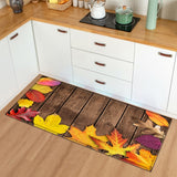 Modern Kitchen Mat Bedroom Entrance Doormat Wood