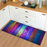 Modern Kitchen Mat Bedroom Entrance Doormat Wood