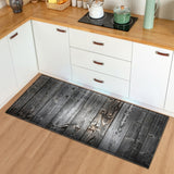 Modern Kitchen Mat Bedroom Entrance Doormat Wood