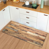 Modern Kitchen Mat Bedroom Entrance Doormat Wood