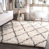 Nordic Shaggy Carpet For Living Room And Decorative Fluffy Rug