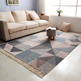 Nordic Cotton Woven Carpet Living Room & Bedroom Rug Floor