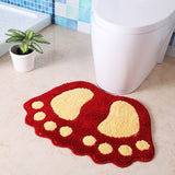 Microfiber Mini Mats Non-Slip Bathroom Carpet and Mat Toilet