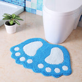 Microfiber Mini Mats Non-Slip Bathroom Carpet and Mat Toilet