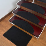 15pcs/Set Self-Adhesive Stair Pads Anti-Slip Rugs Safety Mute Floor Mats