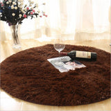 Fluffy Round Rug Carpets For Living Room Decor Faux Fur Rugs