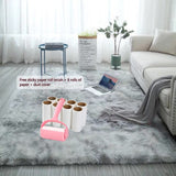 Decorative Carpet Tie Dyeing Plush Soft Carpets for Living Room and Bedroom