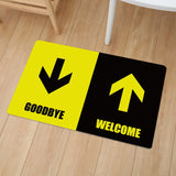 Fashion Arrives and Exit Door Front Mat