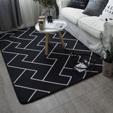 Nordic Modern Carpet Polyester Rug Living Room