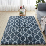 Nordic Fluffy Mixed Dyed Carpet Living Room