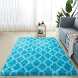 Nordic Fluffy Mixed Dyed Carpet Living Room