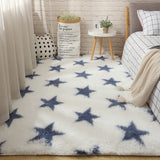 Fluffy Tie Dye Carpets For Bedroom Decor