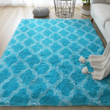 Fluffy Tie Dye Carpets For Bedroom Decor