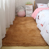 Fluffy Tie Dye Carpets For Bedroom Decor