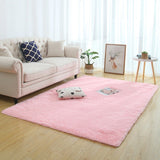 Modern Soft Carpet Mat Fluffy Rugs Anti-Skid Shaggy Area Rugs