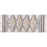 Morocco Cotton Hand Woven Printed Area Rugs Tufted Tassels Throw Rug