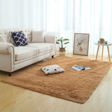 Silky Fluffy Carpet Modern Home Decor Long Plush Shaggy Rug