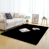 Silky Fluffy Carpet Modern Home Decor Long Plush Shaggy Rug