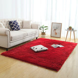 Silky Fluffy Carpet Modern Home Decor Long Plush Shaggy Rug