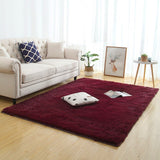 Silky Fluffy Carpet Modern Home Decor Long Plush Shaggy Rug