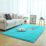 Silky Fluffy Carpet Modern Home Decor Long Plush Shaggy Rug