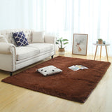 Silky Fluffy Carpet Modern Home Decor Long Plush Shaggy Rug