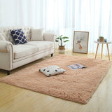 Silky Fluffy Carpet Modern Home Decor Long Plush Shaggy Rug