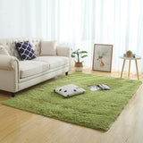 Silky Fluffy Carpet Modern Home Decor Long Plush Shaggy Rug